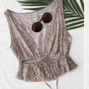 Shein floral top